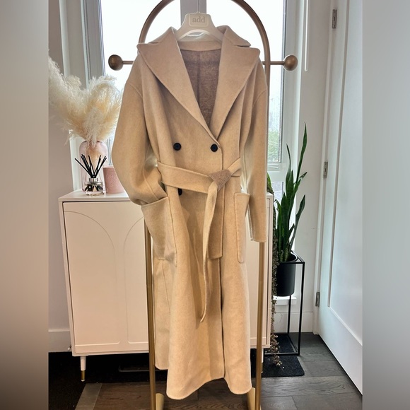 Double side reversible 100% wool coat - Picture 2 of 11